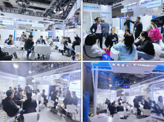 Conference and negotiation at the exhibition